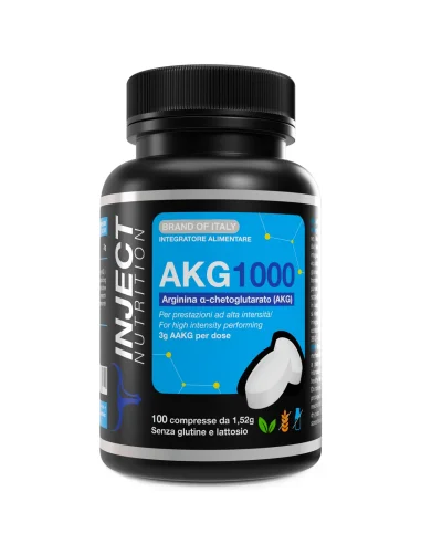 Arginina AKG 1000 (100cpr) INJECT NUTRITION