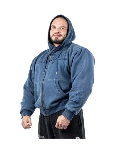 Heavy Devils Hoodie "Stonewashed" Blue 4016-864/760 LEGAL POWER
