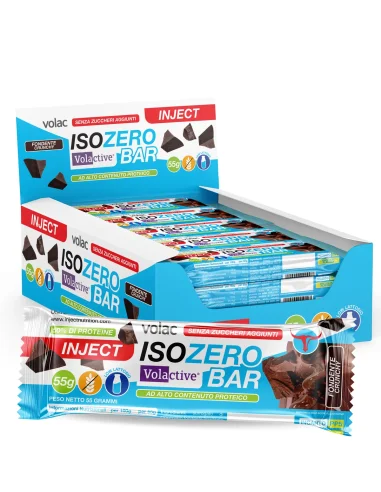 ISOZERO BAR Volac® Volactive® Senza Zuccheri (55g) INJECT NUTRITION