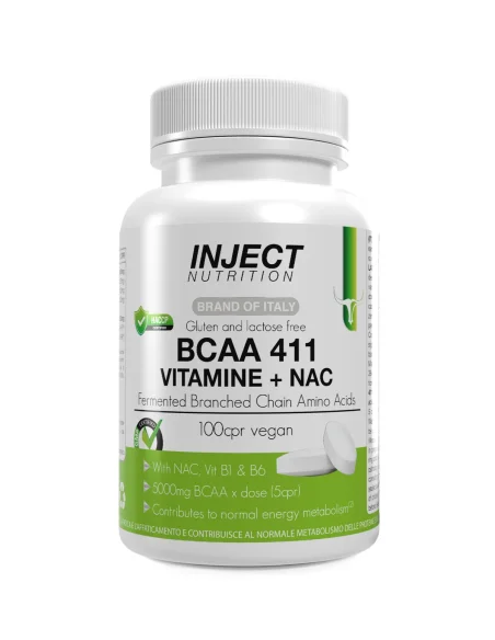 Integratore aminoacidi BCAA 4:1:1 - (100cpr)
