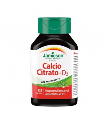 Calcio Citrato +D3 (120cpr) JAMIESON