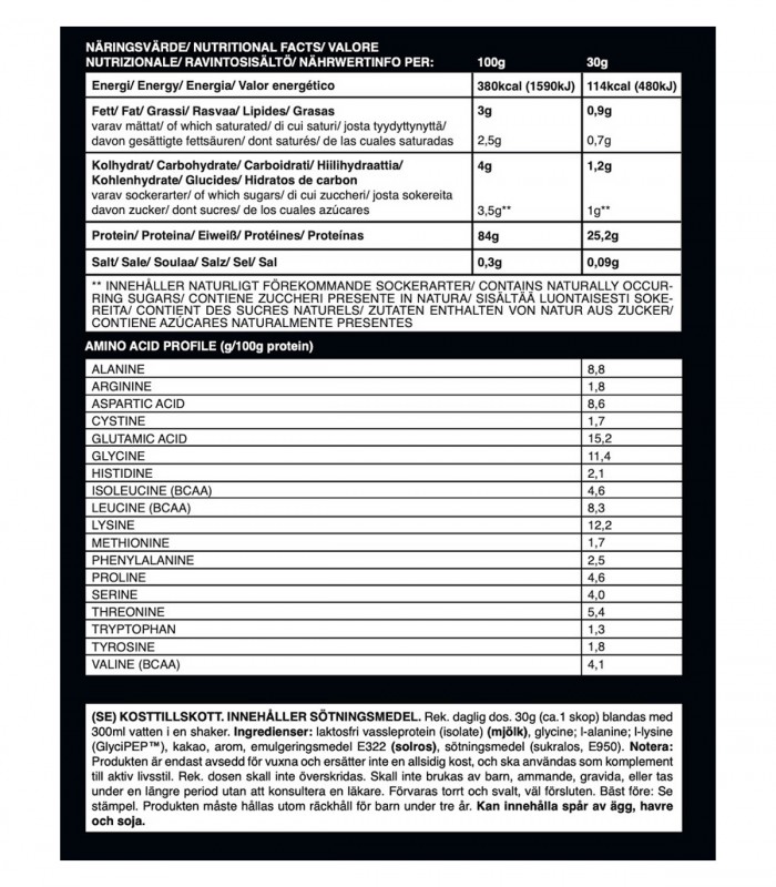 Iso Whey Lactose Free (1kg) SELF