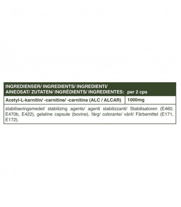 Acetyl L-Carnitine 1000 (100cpr) SELF