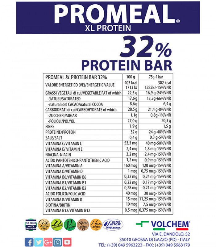 Promeal XL Protein (75g) VOLCHEM