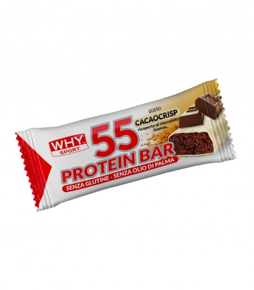 55 PROTEIN BAR (55g) WHY SPORT barretta proteica con pochi zuccheri