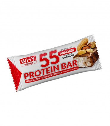 55 PROTEIN BAR (55g) WHY SPORT barretta proteica con pochi zuccheri