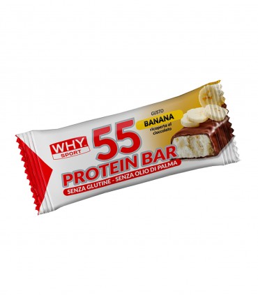 55 PROTEIN BAR (55g) WHY SPORT barretta proteica con pochi zuccheri