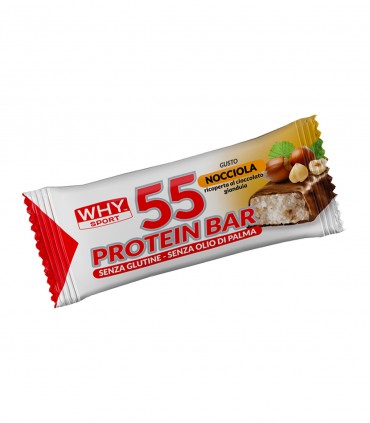 55 PROTEIN BAR (55g) WHY SPORT barretta proteica con pochi zuccheri