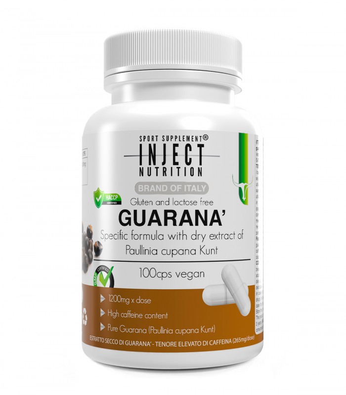 Guaranà - INJECT NUTRITION - integratore con puro Guaranà