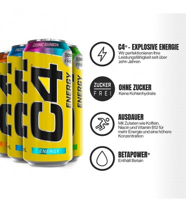 C4 ENERGY DRINK (500ml) - CELLUCOR