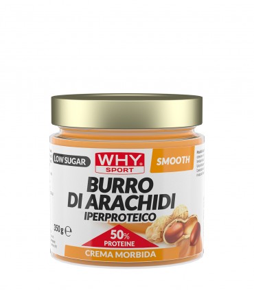 BURRO DI ARACHIDI IPERPROTEICO (350g) WHY SPORT
