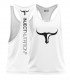 WHITE TANK TOP BLACK TORUS