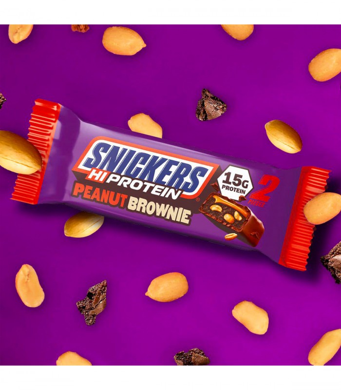SNICKERS HI PROTEIN BAR PEANUT BROWNIE (50g) MARS barrette proteiche