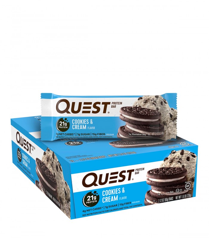 QUEST BAR (60g) QUEST NUTRITION deliziosa barretta proteica