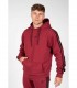 Banks Oversized Hoodie Burgundy Red/Black GORILLA WEAR