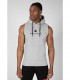 Lincoln Sleeveless Hoodie Gray GORILLA WEAR