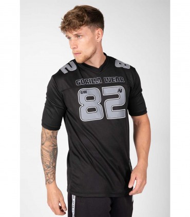 Fresno T-Shirt Grey/Black GORILLA WEAR - Magliette