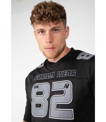Fresno T-Shirt Grey/Black GORILLA WEAR - Magliette