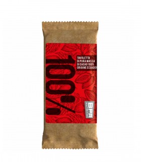 Tavoletta di Pura Massa di Cacao 100% Ecuador (80g) BPR NUTRITION