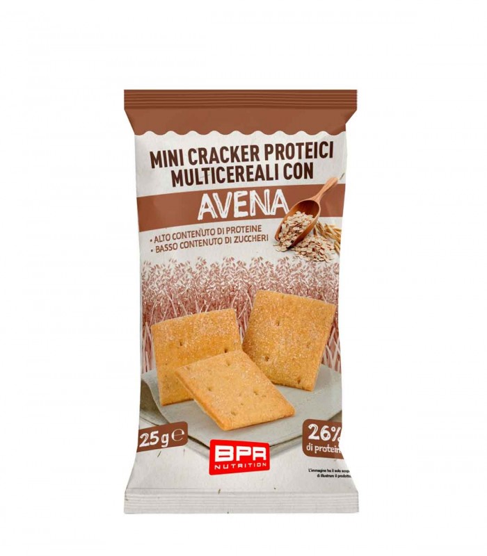 Mini Cracker Proteici Multicereali (25g) BPR NUTRITION - Snack proteici