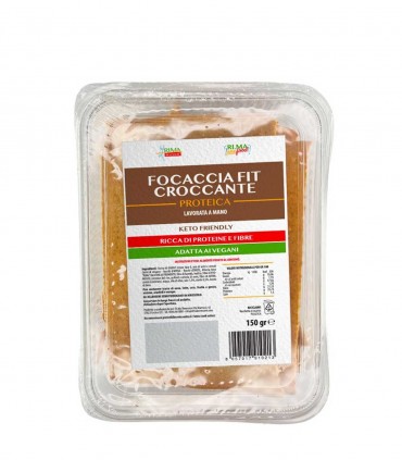 Focaccia Fit Croccante Proteica (150g) RIMA BENESSERE - Snack KETO