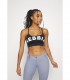 Classic Hero Cut-Out Sports Bra Black NEBBIA