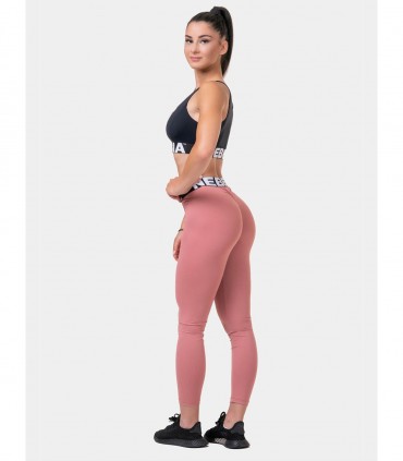 Squat Hero Scrunch Butt Leggings Old Rose NEBBIA - Leggings donna
