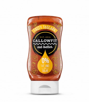 Salsa Tasty Toscana (300ml) CALLOWFIT - Salsa 0% kcal
