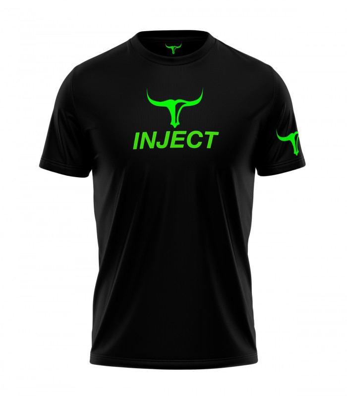 Torus New Logo Inject T-Shirt Green and Red Version INJECT NUTRITION