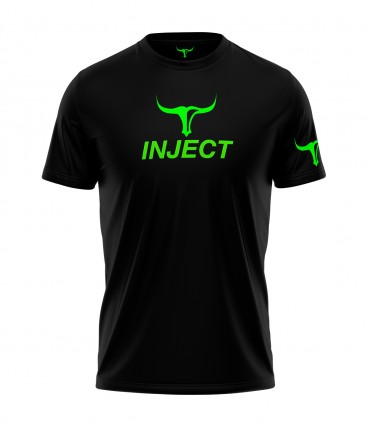 Torus New Logo Inject T-Shirt Green and Red Version INJECT NUTRITION