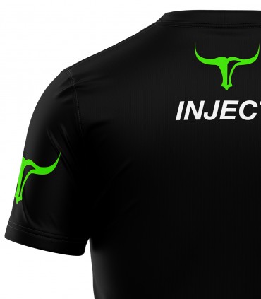 Torus New Logo Inject T-Shirt Green and Red Version INJECT NUTRITION