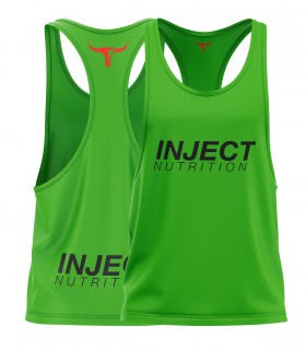 Classic Tank Top Green Edition NEW LOGO INJECT NUTRITION