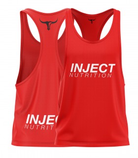 Classic Tank Top Red edition NEW LOGO INJECT NUTRITION
