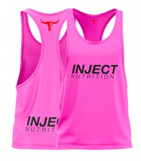 Classic Tank Top Pink edition NEW LOGO INJECT NUTRITION