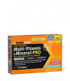 Multi-Vitamin & Mineral PRO (30cpr) NAMED SPORT
