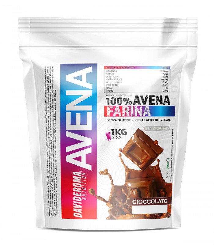 Farina D'Avena Aromatizzata 1 Kg VITAMINCOMPANY - VitaminCenter