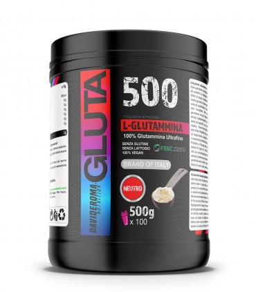 GLUTA 500 (500g) DAVIDE ROMA NUTRITION