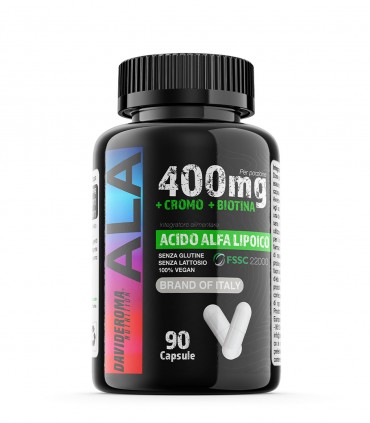 ALA 400mg (90cps) DAVIDE ROMA NUTRITION