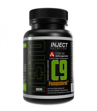 Testo C9 KSM-66® Fenusterol® (120cps) INJECT NUTRITION