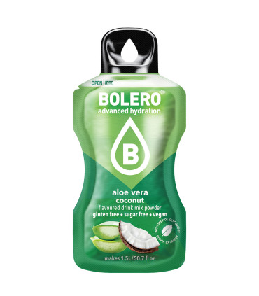 Bolero Aloe Vera (3x9g) Fragola, Ananas, Cocco, Mango, Melograno