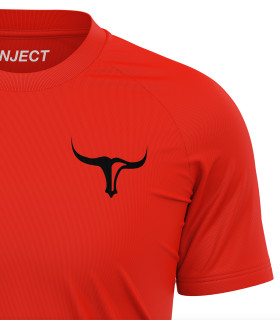 Raglan Performance Red T-Shirt INJECT NUTRITION