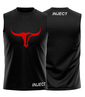Sleeveless Muscle Black T-Shirt INJECT NUTRITION