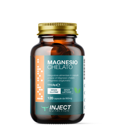 Magnesio Chelato Bisglicinato (120cps) INJECT NUTRITION